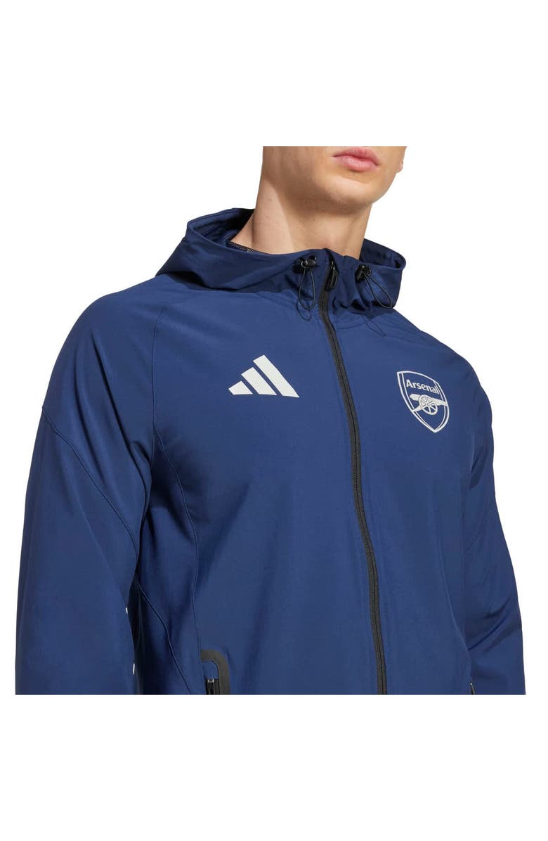adidas Men's adidas Blue Arsenal 2025/26 Tiro Vis Tech Travel Jacket, Alternate, color, Blue