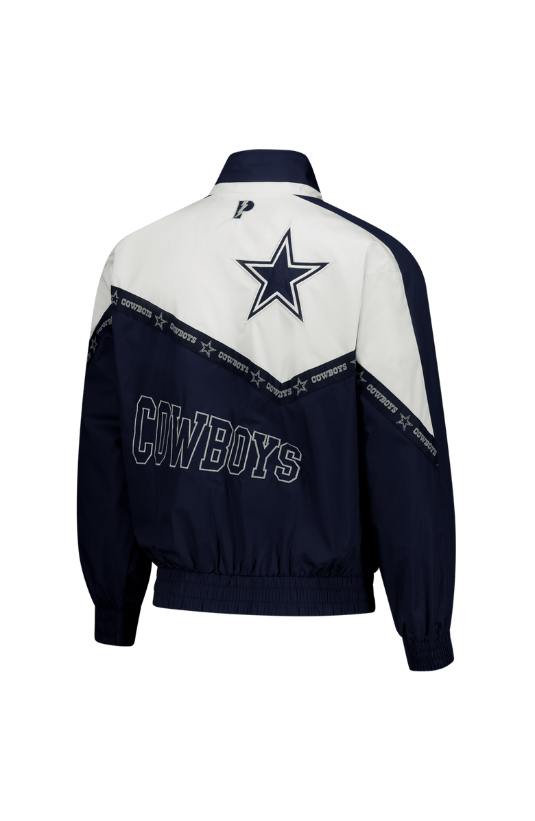 Pro Player Men's Pro Player Navy/White Dallas Cowboys Tape II Lightweight Full-Zip Jacket, Alternate, color, Navy