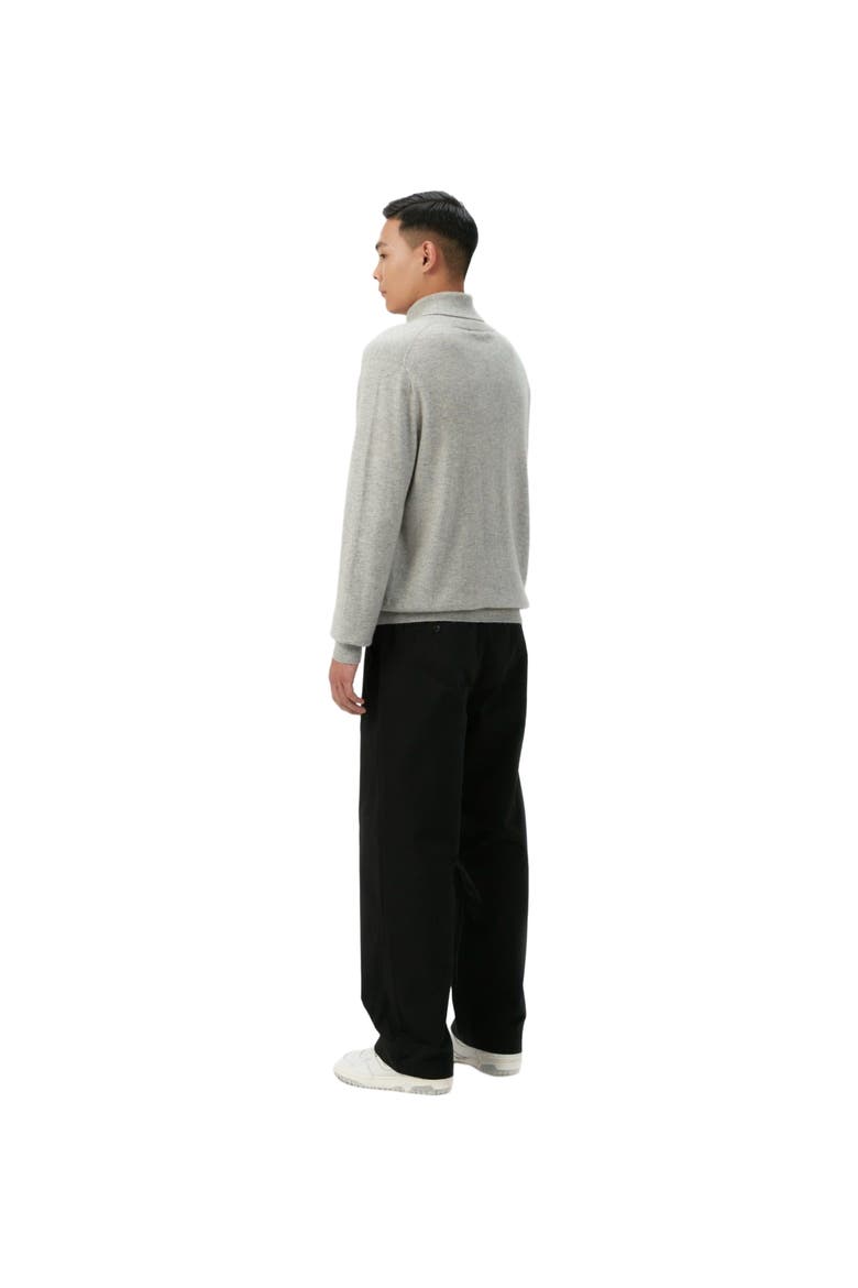 Essential Turtleneck Cashmere Sweater, Alternate, color, dawn blue