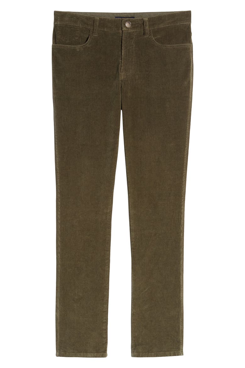 Stretch Corduroy Five Pocket Pants, Alternate, color, MOSS