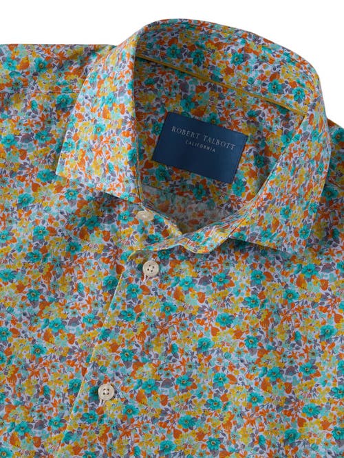 Robert Talbott Reynolds Spring Floral Print Contemportary Fit Shirt
