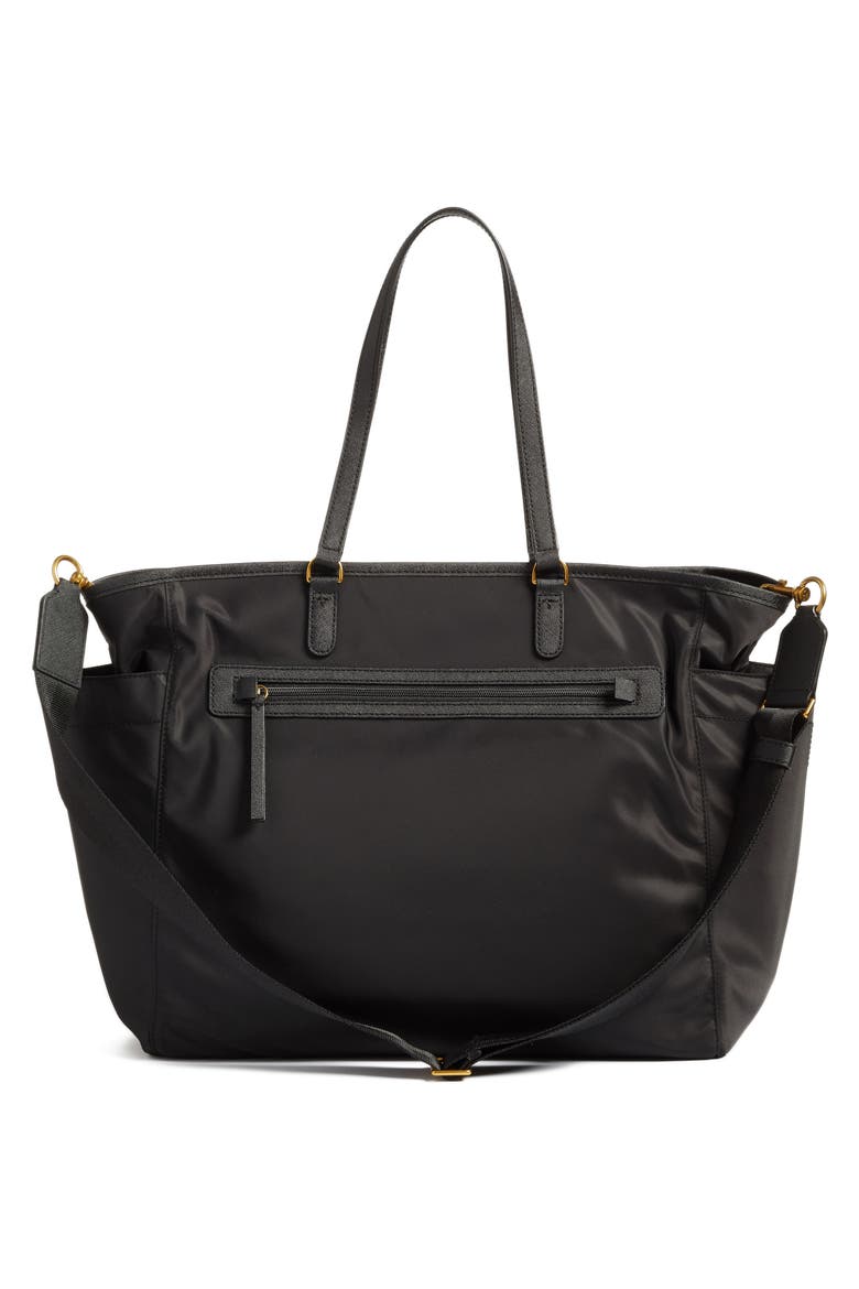 Scout Nylon Diaper Tote, Alternate, color, BLACK