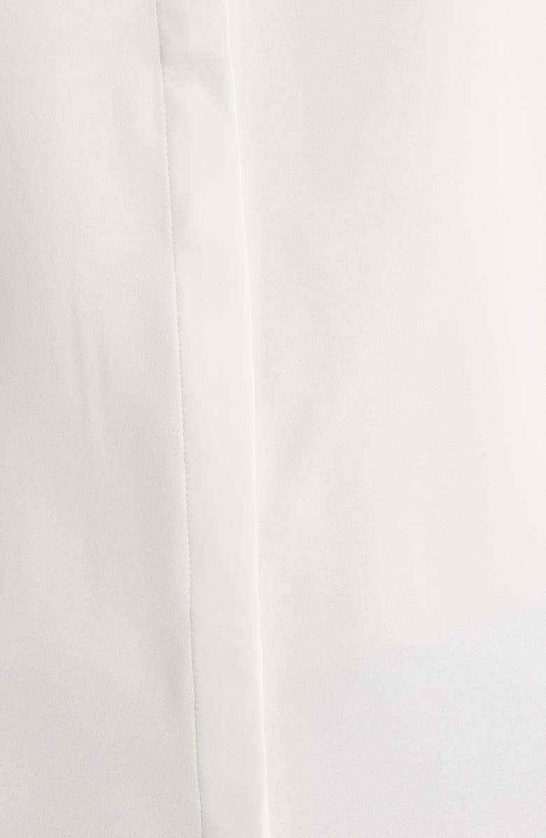 Anne Klein Contrast Trim Shirt, Alternate, color, White Dove