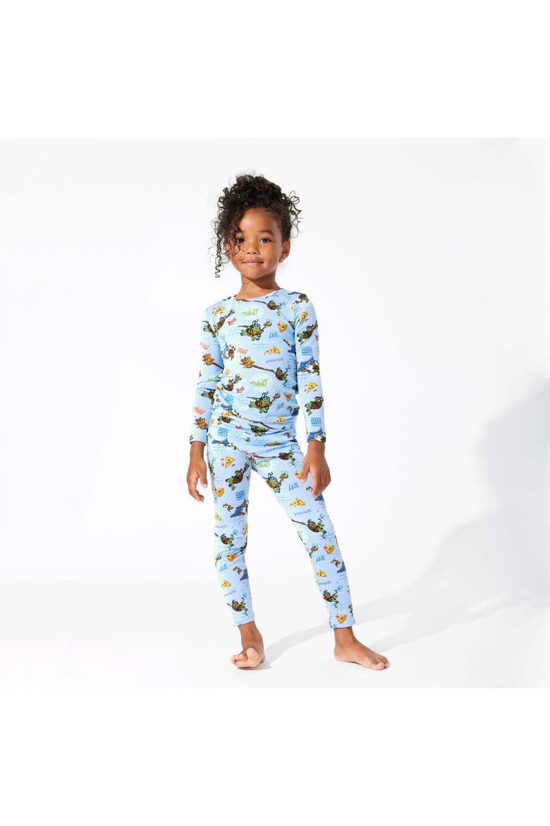 Kids' TMNT Pizza Set of 2 Piece Pajamas, Alternate, color, TMNT Pizza