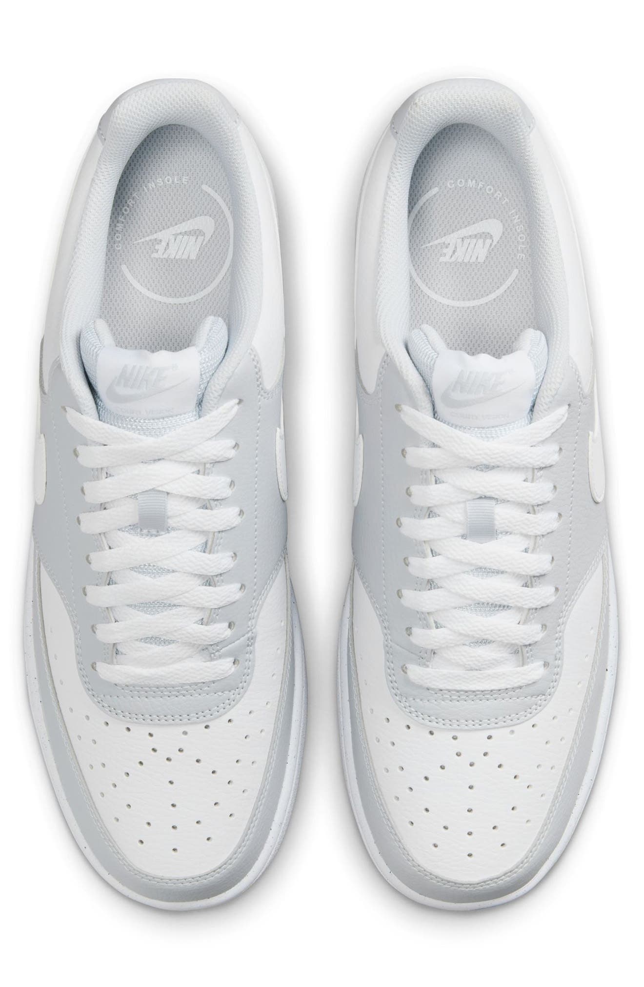 Court Vision Low Sneaker, Alternate, color, 002 PURE PLATINUM/WHITE