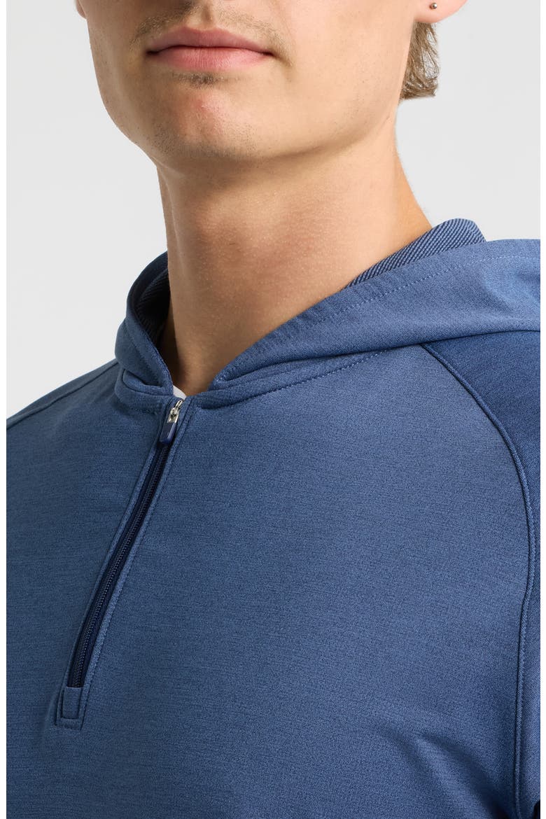 Pine Quarter Zip Performance Hoodie, Alternate, color, NAVY