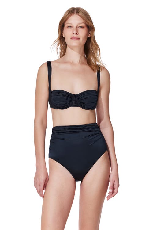 Gottex Mademoiselle Underwire Balconette Bikini Top In Black