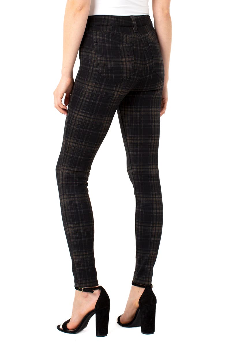 Liverpool Los Angeles Madonna Plaid Skinny Pants, Alternate, color, 