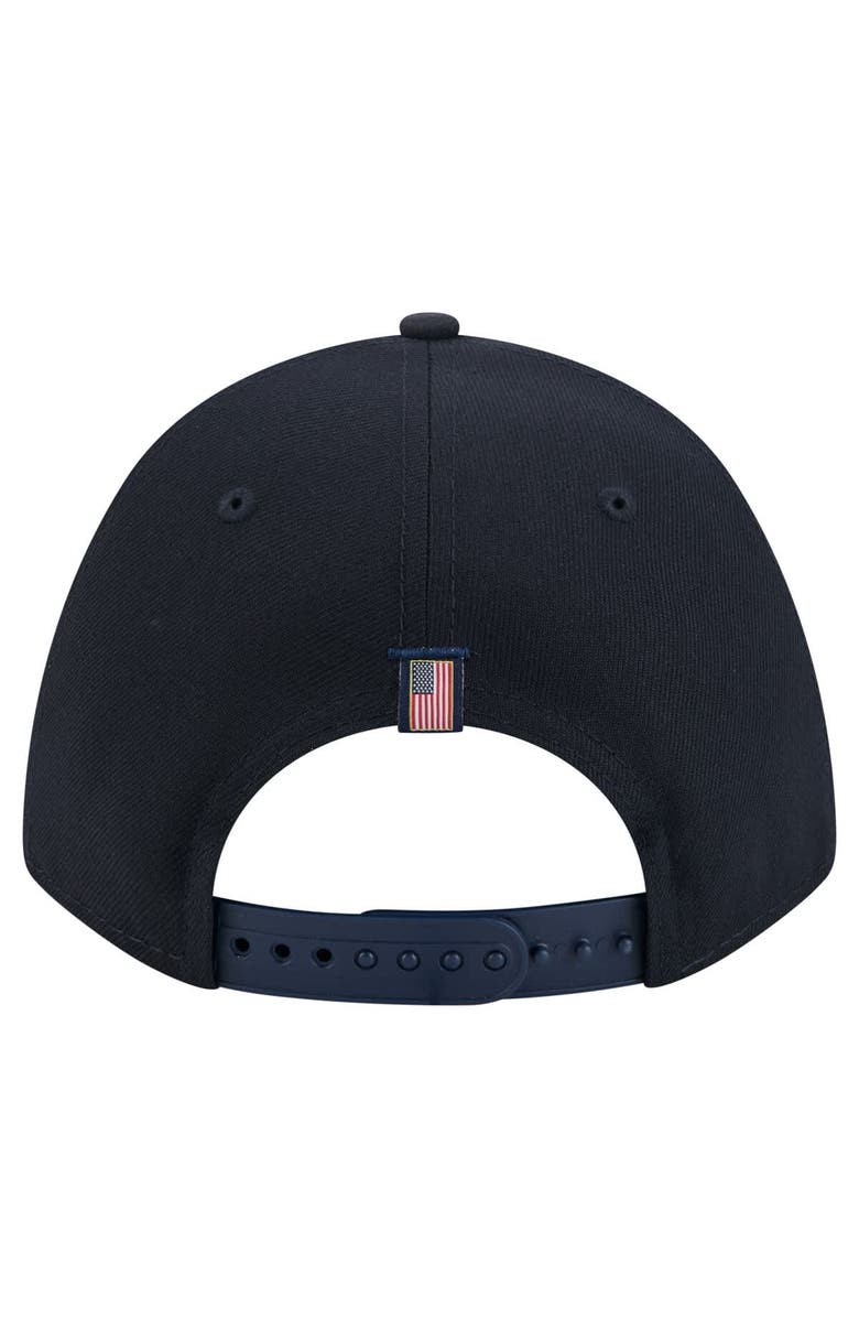 New Era Men's New Era Navy Detroit Tigers American Flag 9FORTY M-Crown A-Frame Adjustable Hat, Alternate, color, Navy