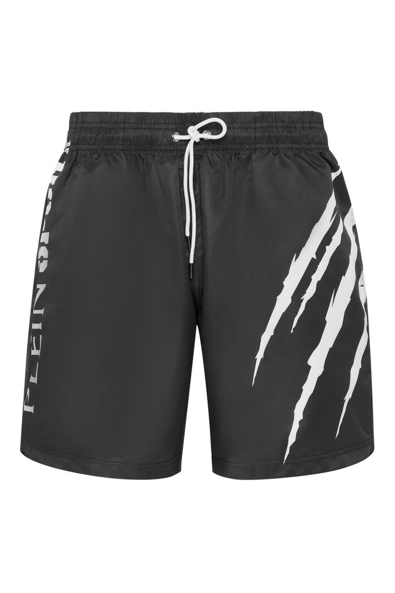 Nylon Shorts Scratch Men, Main, color, black