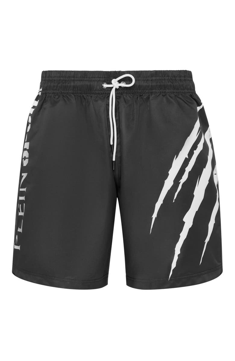 PLEIN SPORT Jogging Shorts Scratch Men, Main, color, Black