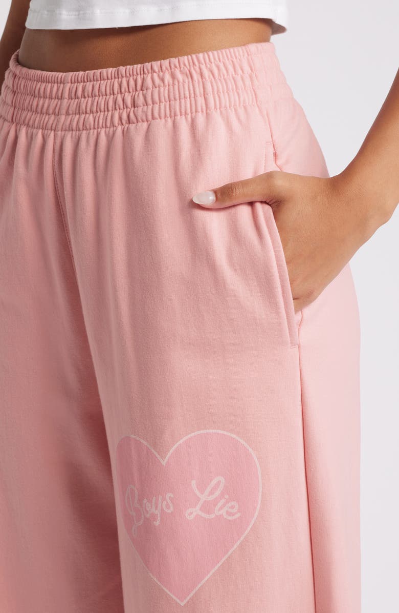 BOYS LIE Still Blushing Wide Leg Joggers, Alternate, color, 