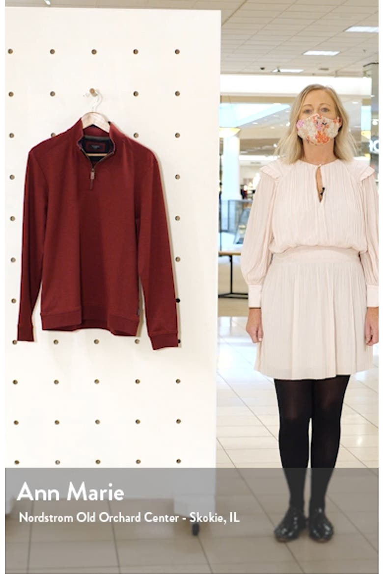 Caravan Slim Fit Quarter Zip Top video