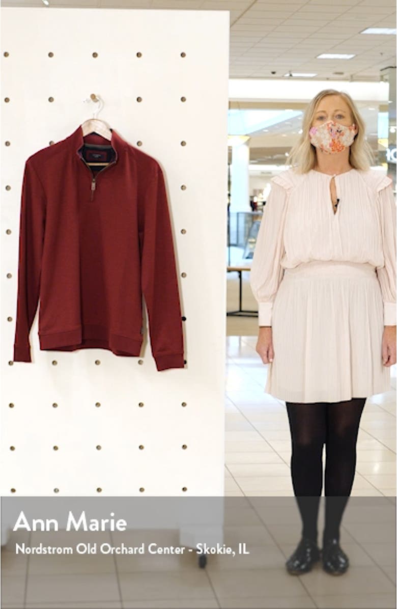 Caravan Slim Fit Quarter Zip Top, sales video thumbnail