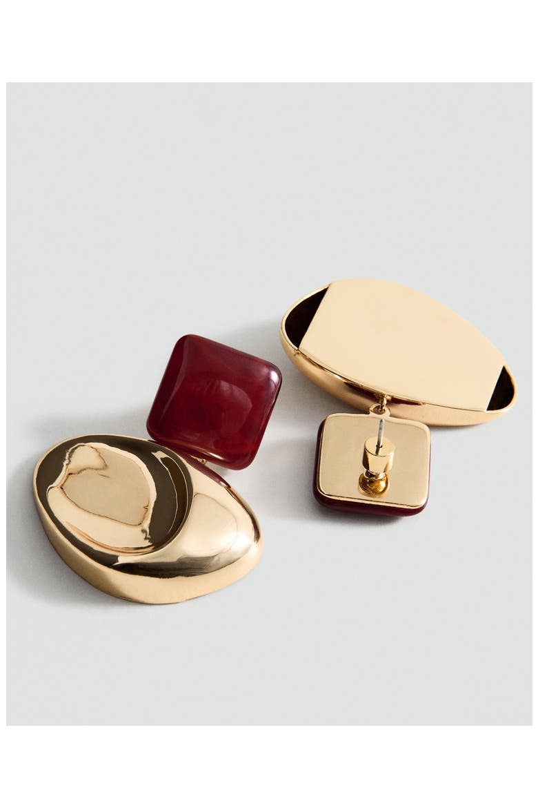 Mixed Drop Earrings, Alternate, color, GOLD