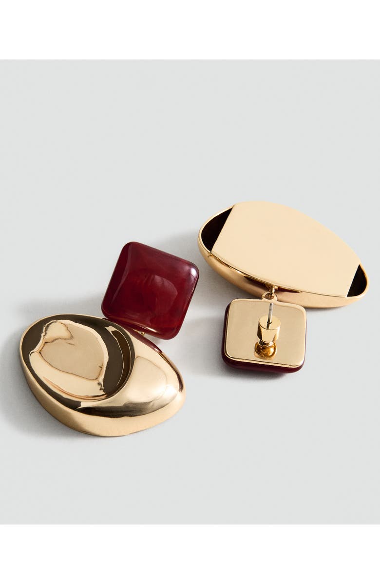 MANGO Mixed Drop Earrings, Alternate, color, Gold