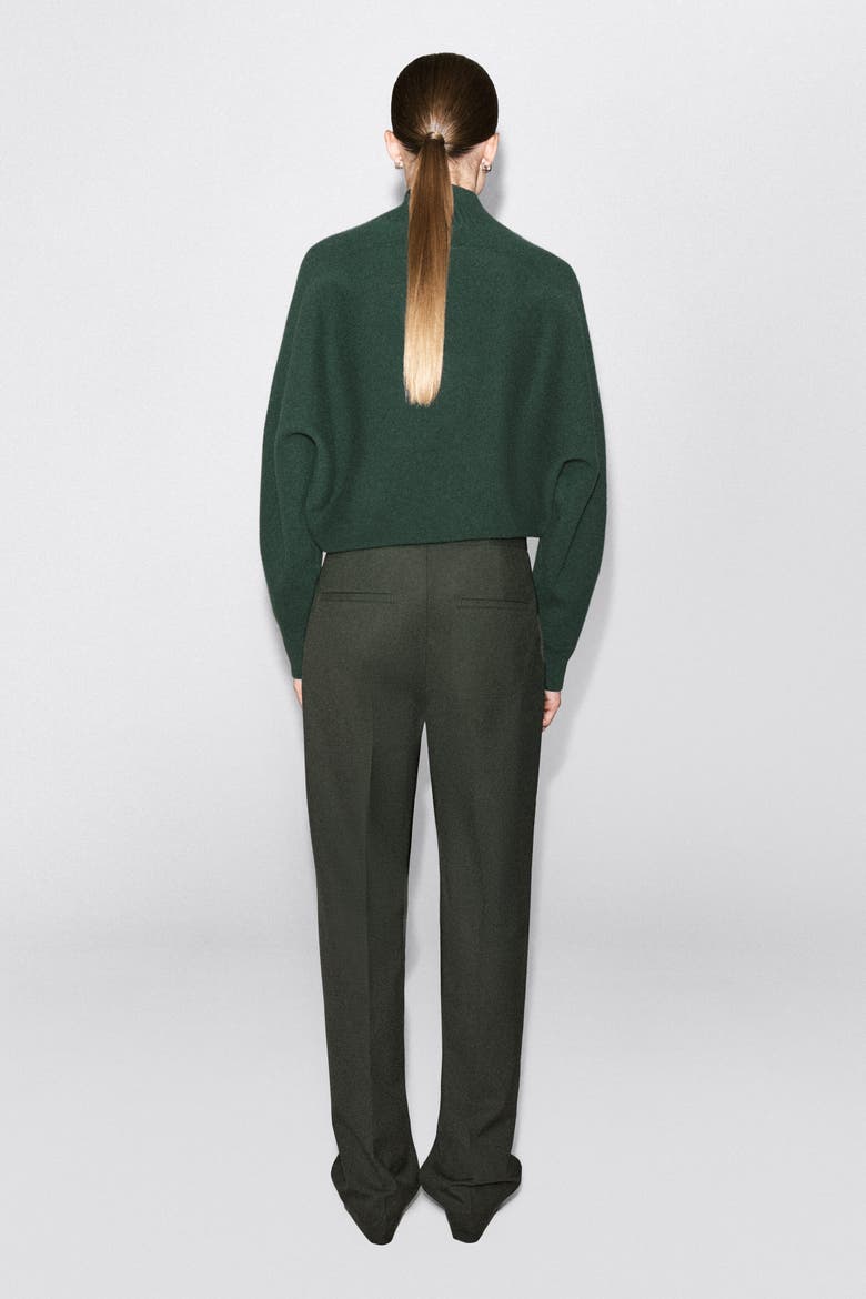 Tailored Twill Flared Pants, Alternate, color, KHAKI