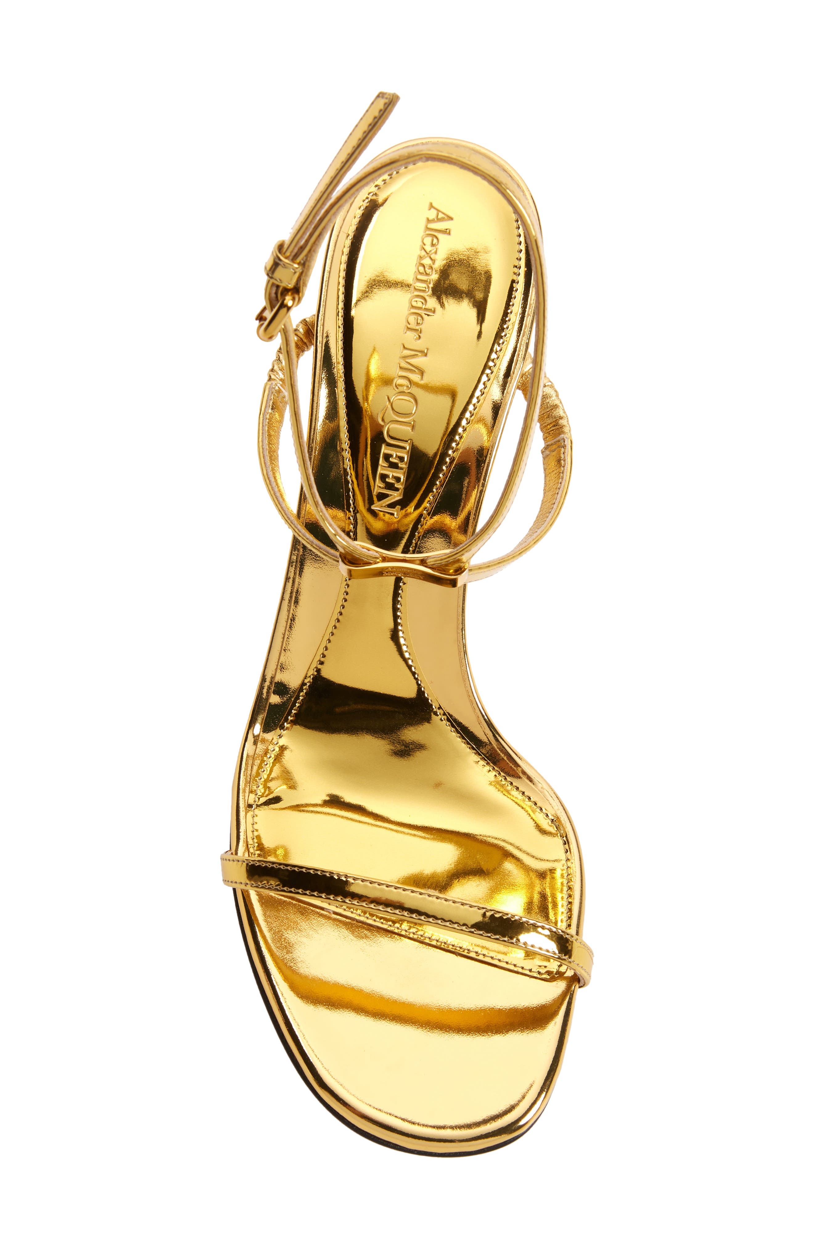 McQueen Naked Armadillo Sandal, Alternate, color, 