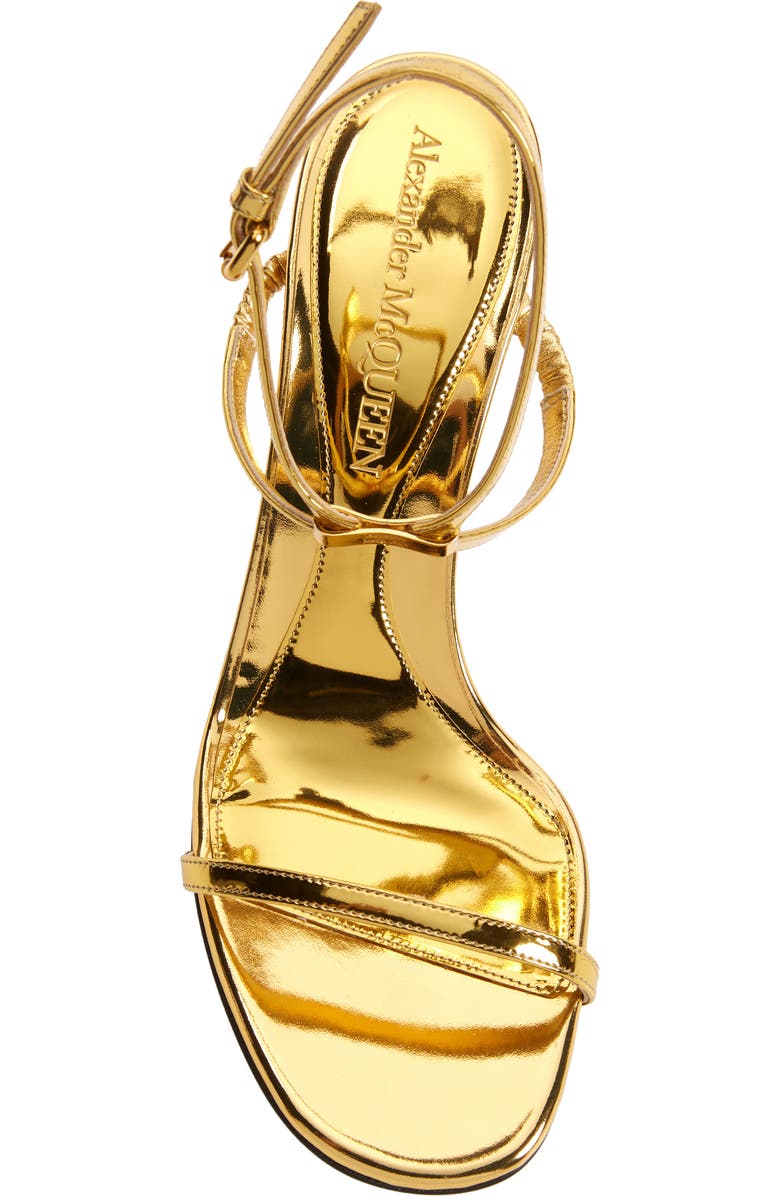 McQueen Naked Armadillo Sandal, Alternate, color,