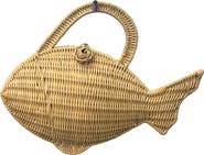 Jelavu Nemoo Woven Rattan Fish Bag