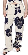 MANGO Placed Floral Pants