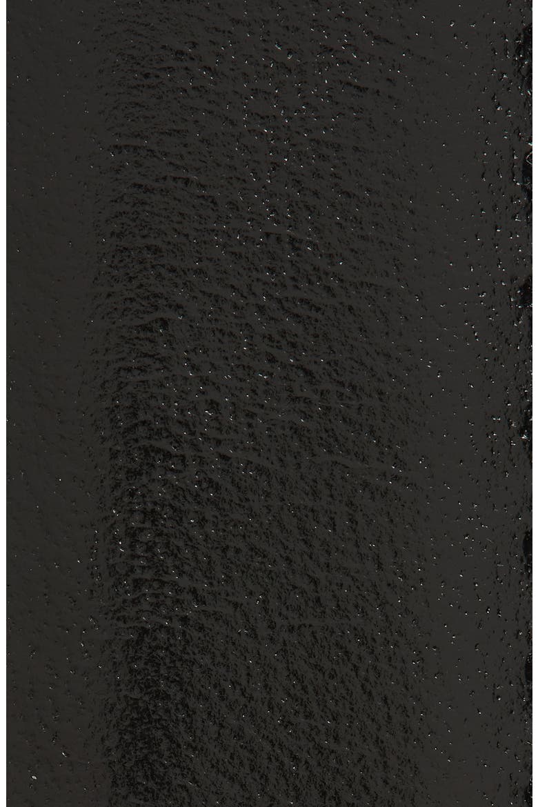 Logo Calfskin Leather Belt, Alternate, color, BLACK
