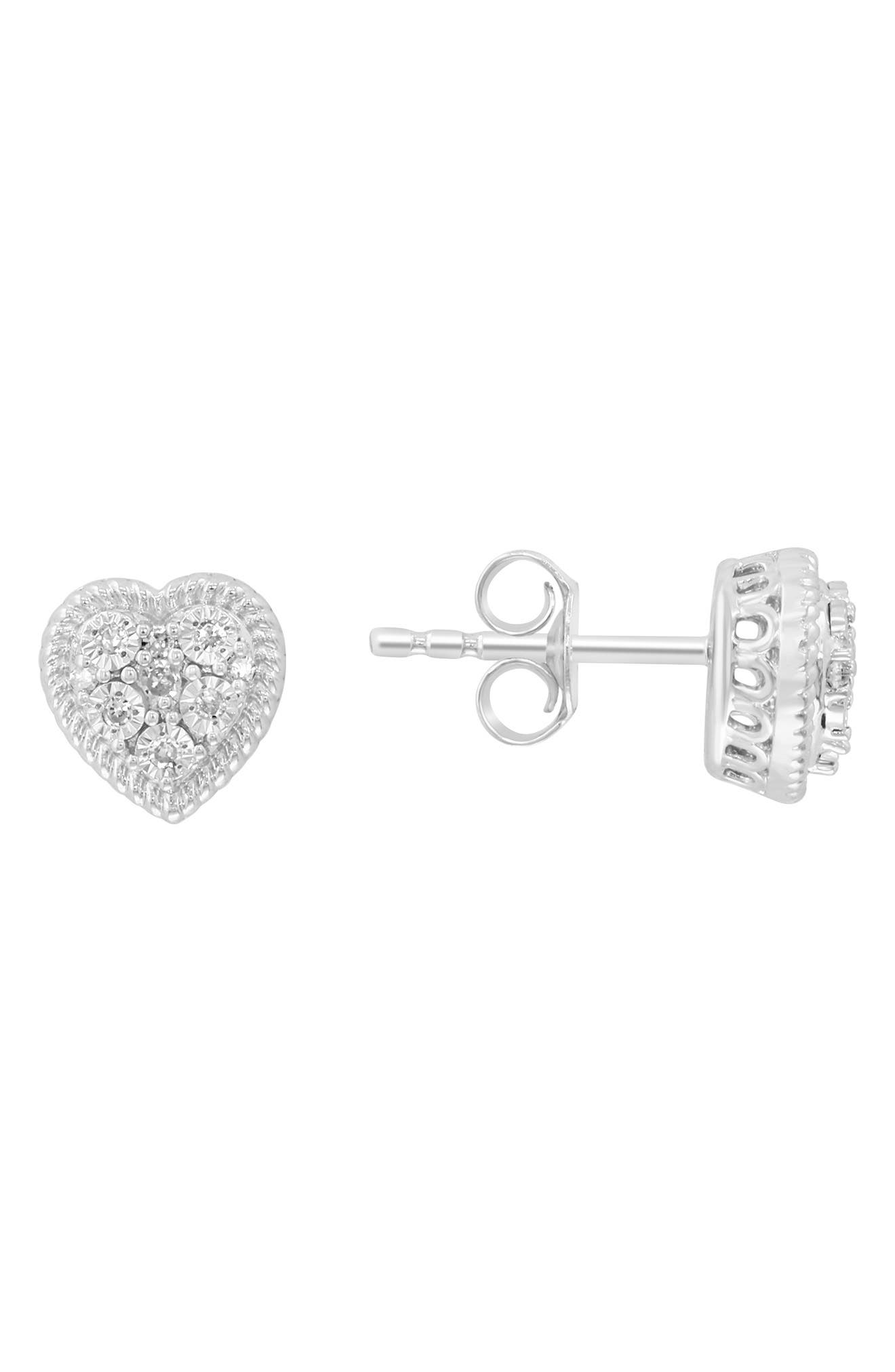 EFFY Diamond Heart Earrings
