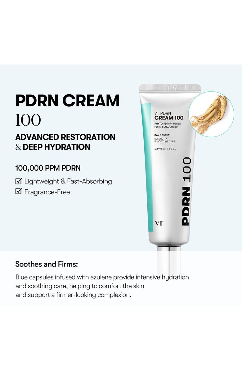 VT COSMETICS PDRN Cream 100, Alternate, color, Silver