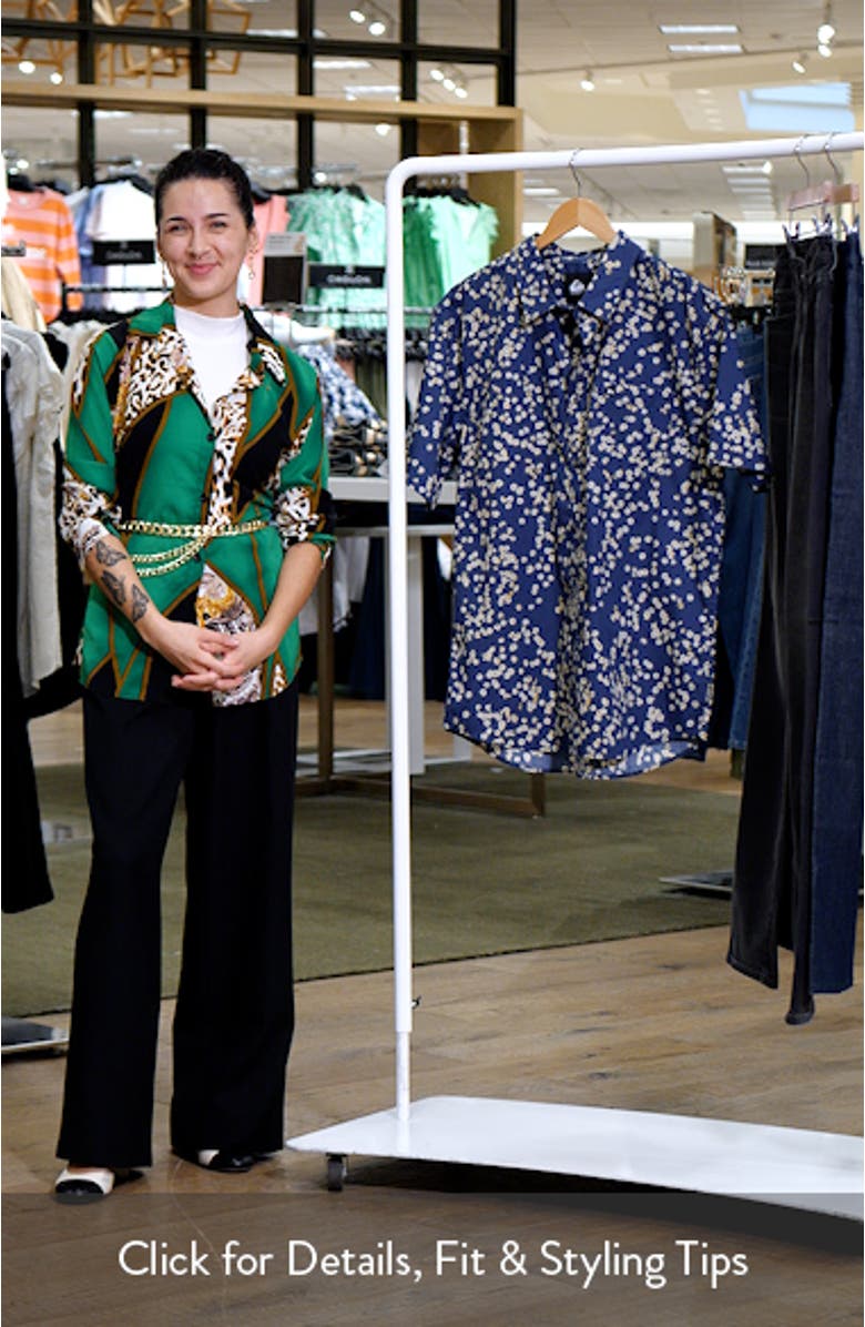 Cosmic Fields Classic Short Sleeve Button-Up Shirt, sales video thumbnail