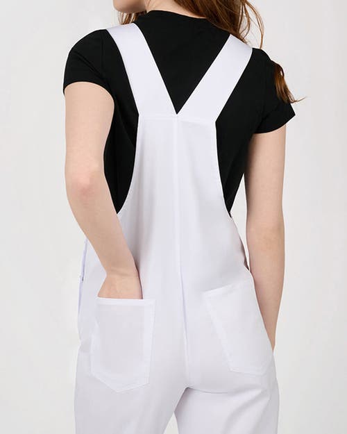 Weworewhat Basic Straight Leg Overall In White