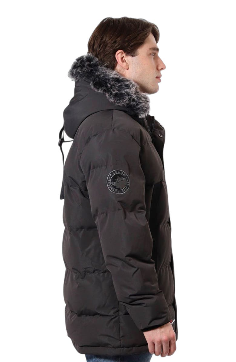 CANADA WEATHER GEAR Men's Heavyweight Parka, Alternate, color, Smoke