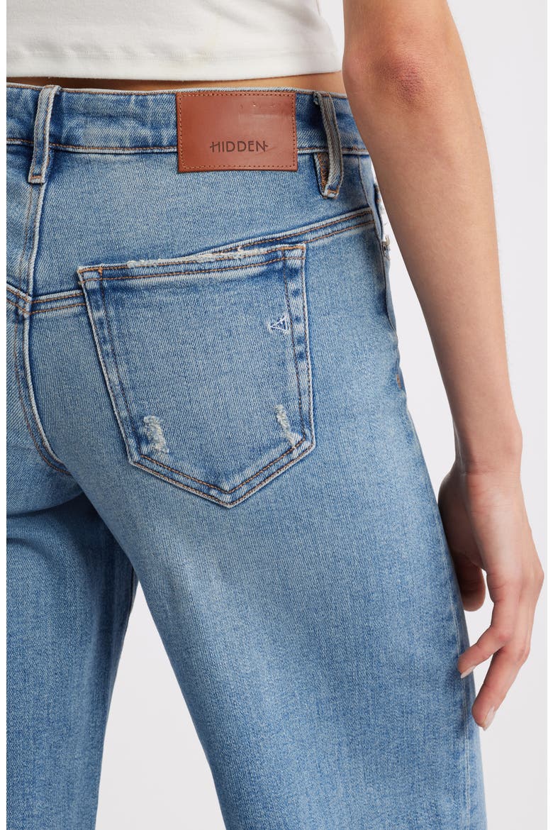 Low Rise Wide Leg Jeans, Alternate, color, MED WASH