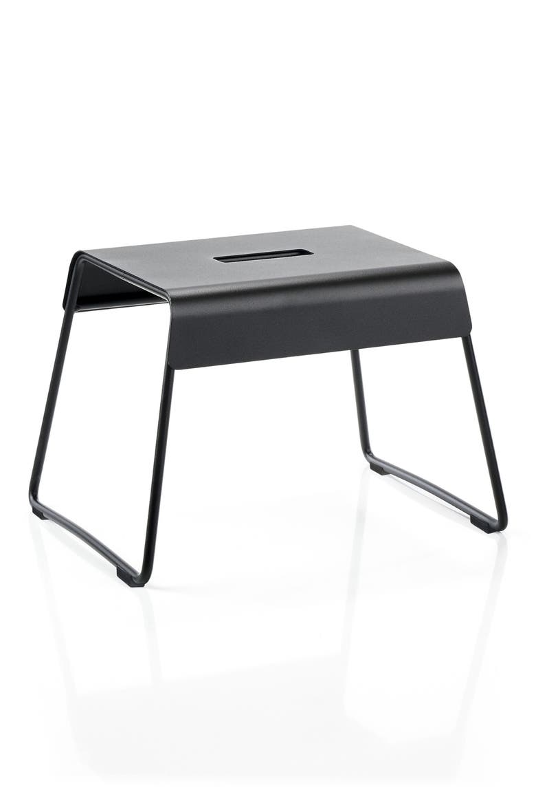 A-Collection Metal Stool, Main, color, BLACK