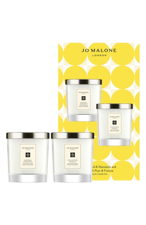 Lime Basil & Mandarin and English Pear & Freesia Candle Gift Set $164 Value