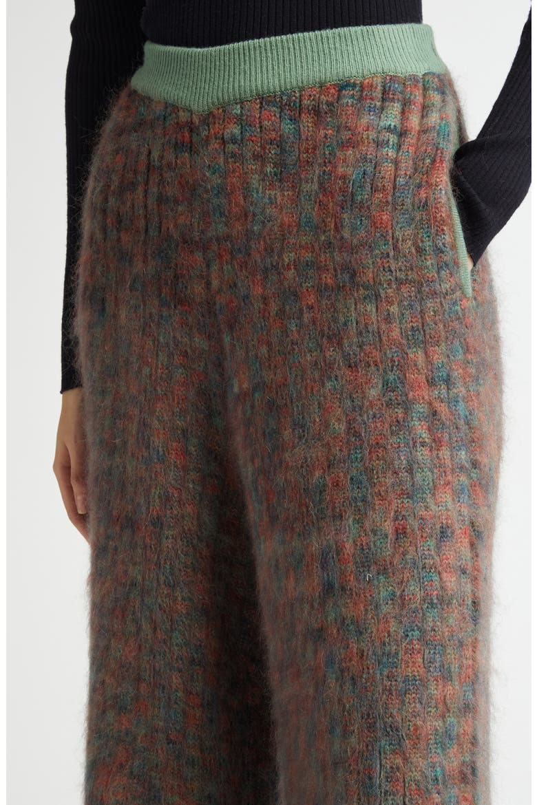Ludvig Oversize Alpaca & Mohair Blend Knit Pull-On Pants, Alternate, color, SPACE DIE
