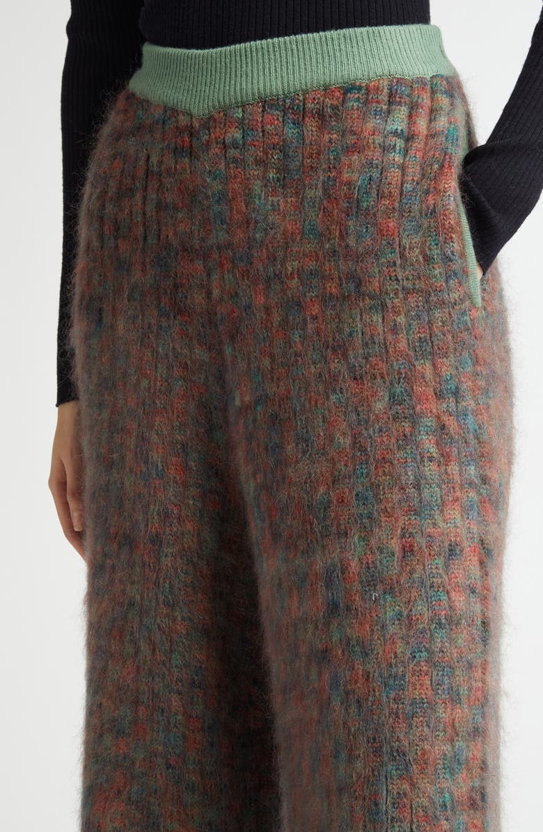 ZANKOV Ludvig Oversize Alpaca & Mohair Blend Knit Pull-On Pants, Alternate, color, 