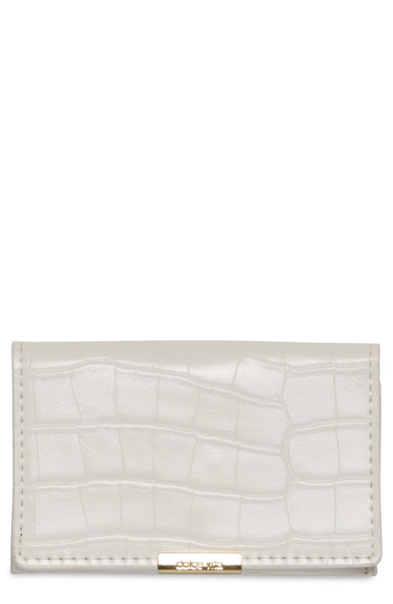 Dolce Vita Mini Me Faux Leather Wallet, Main, color, White