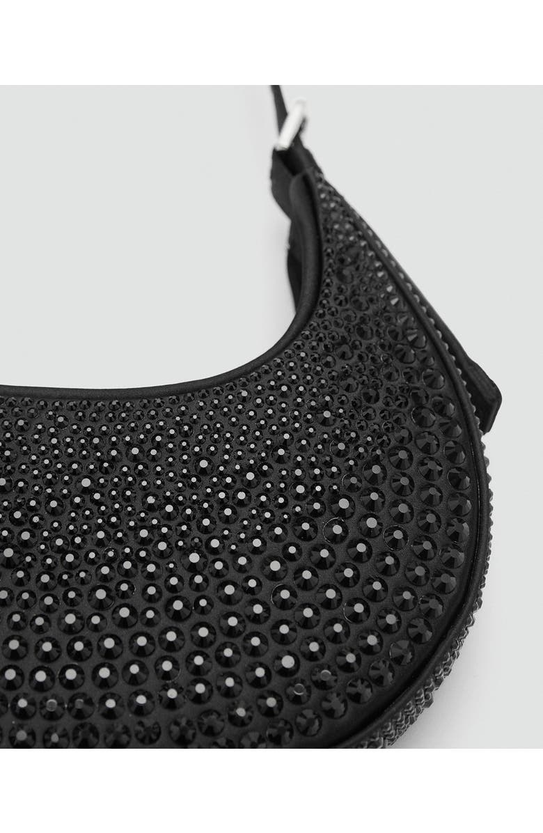 MANGO Crystal Stud Shoulder Bag, Alternate, color,