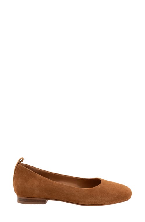 Softwalk ® Kiris Flat In Luggage Suede