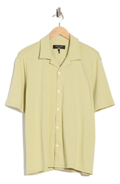 Slub Cotton Camp Shirt