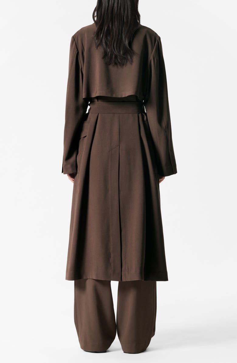 & Other Stories Belted Double Breasted Trench Coat, Alternate, color,