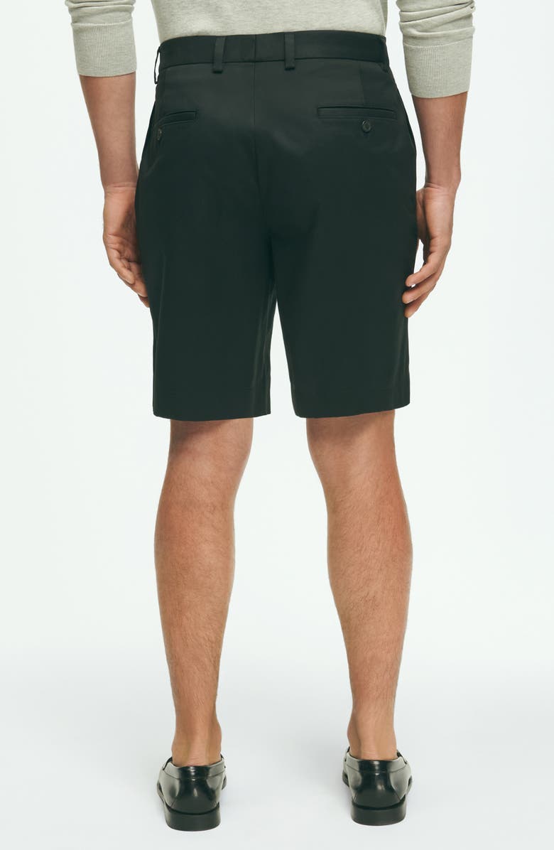 Brooks Brothers Advantage Wrinkle Resistant Stretch Chino Shorts, Alternate, color, Black