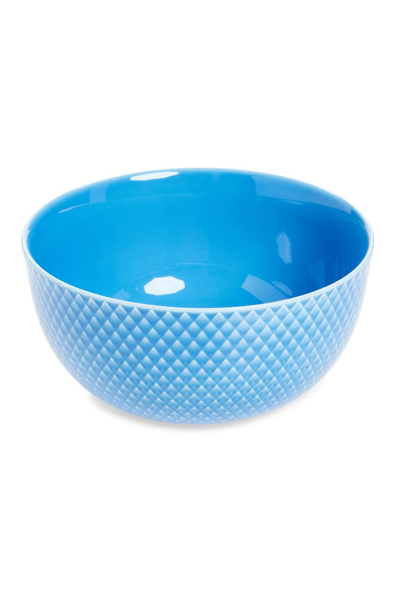 Rhombe Color Serving Bowl, Main, color, BLUE