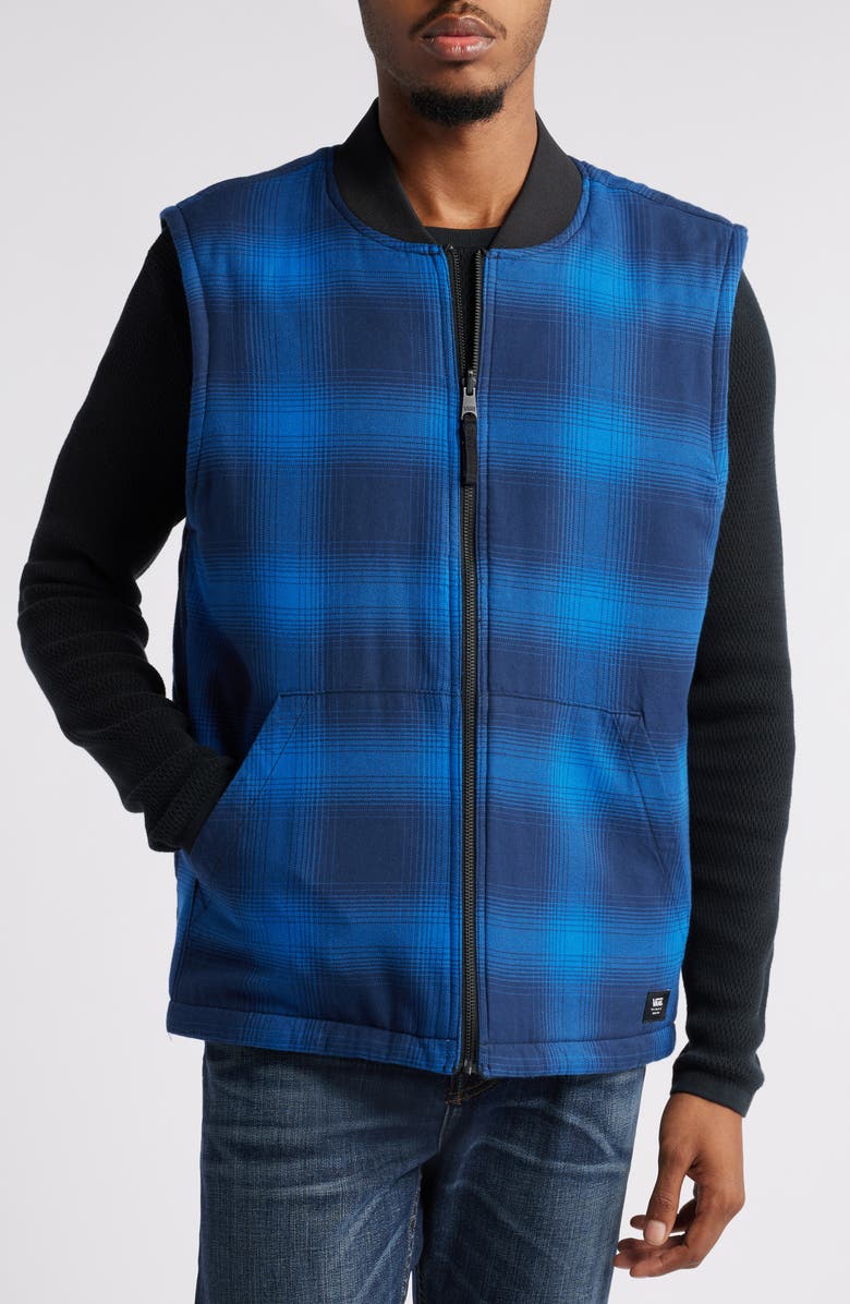 Vans Talbot Reversible Zip Vest, Alternate, color,