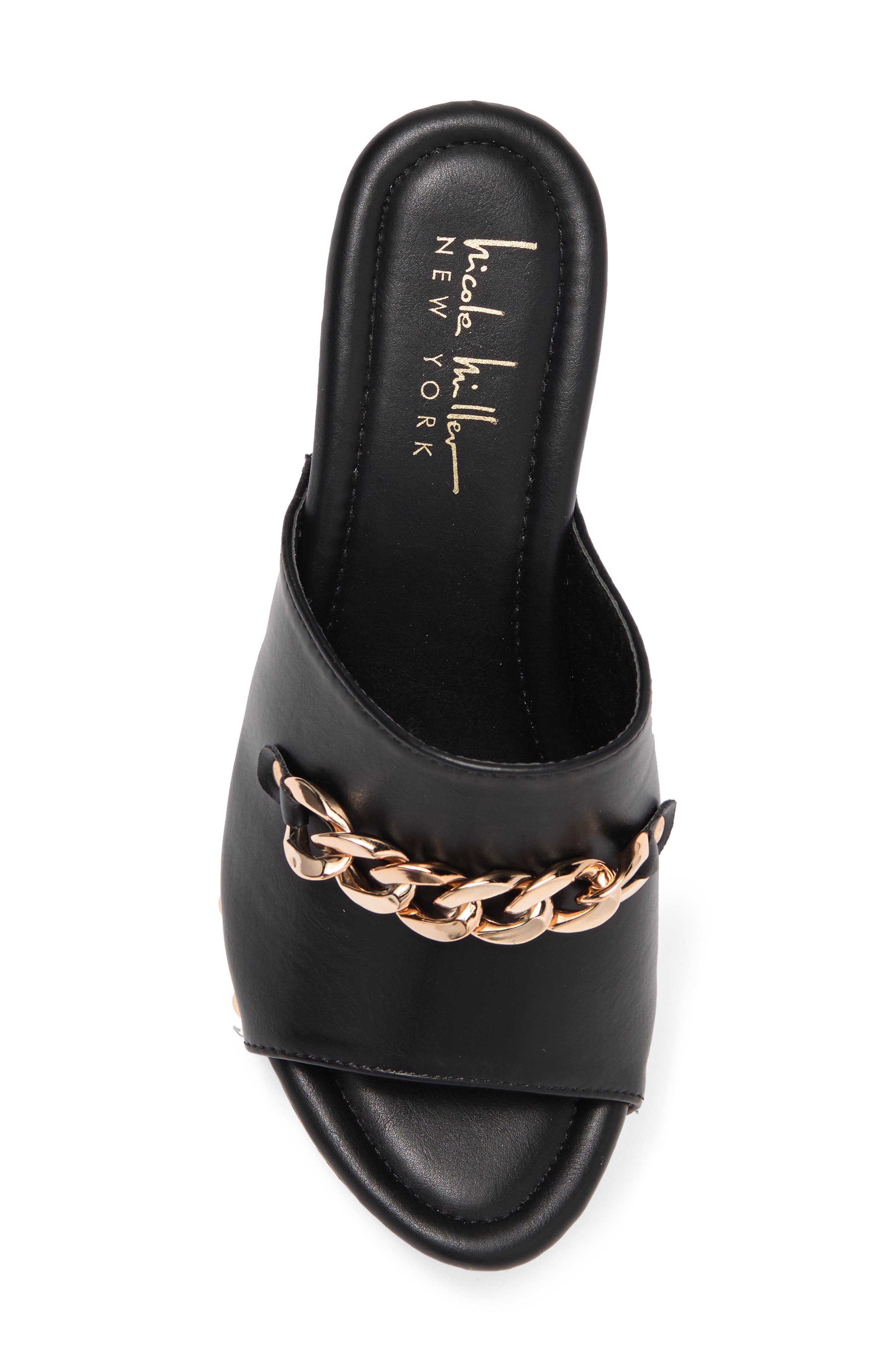 Nicole Miller Slip-on Chain Clog, Alternate, color, 