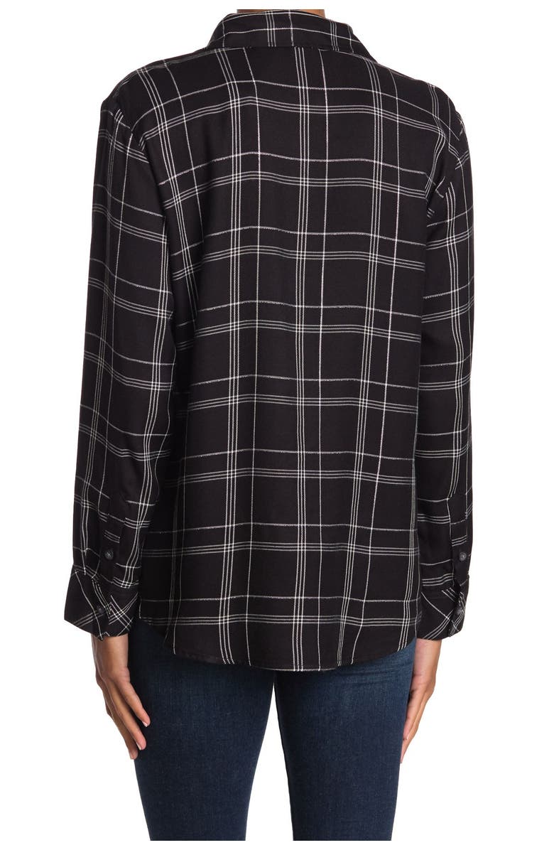 Sanctuary New Generation Plaid Boyfriend Shirt, Alternate, color, 