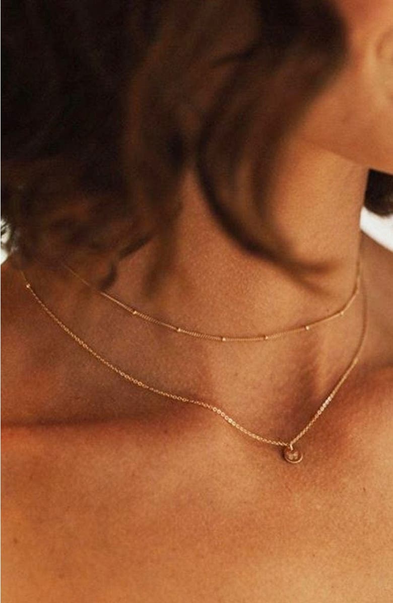 MADE BY MARY Satellite Chain, Alternate, color, Gold Filled