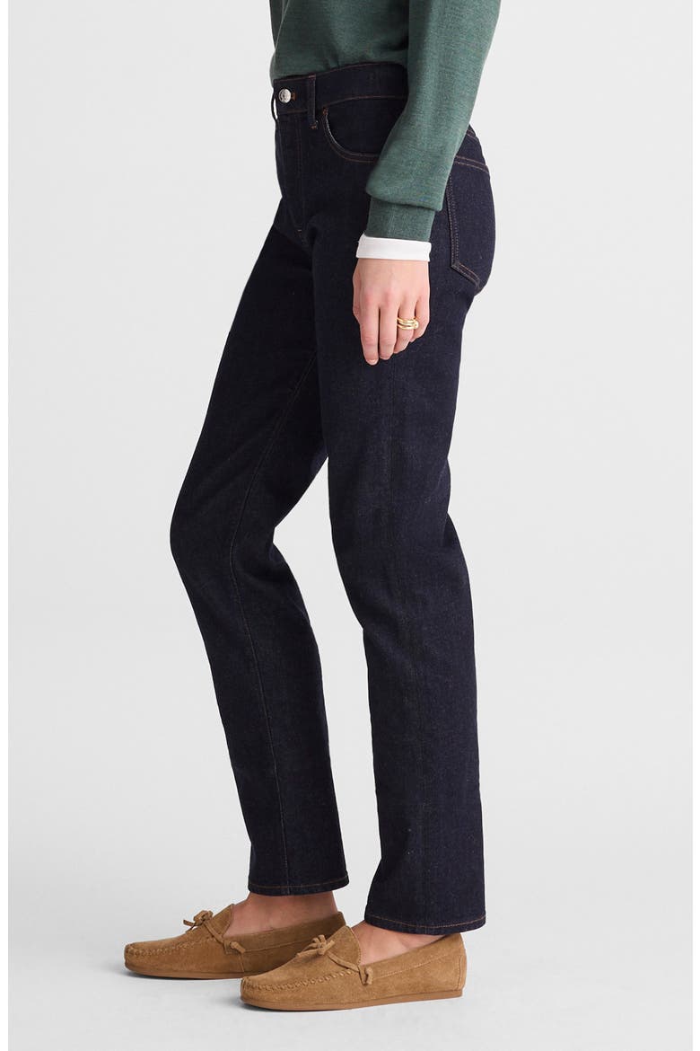 The Jules Ankle Slim Straight Leg Jeans, Alternate, color, RINSE WASH