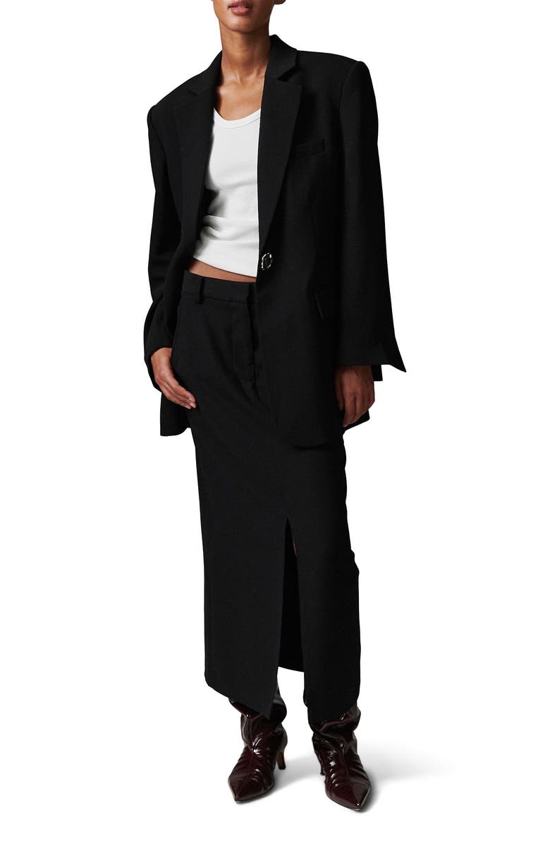 DAY Birger et Mikkelsen Eltona Sculpted Longline Blazer, Alternate, color, Black