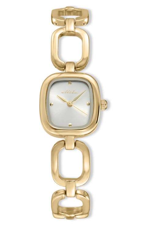 Square Link Bracelet Watch